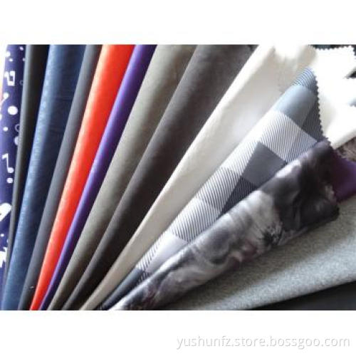 waterproof printed poly woven plain pongee fabric for down jackets